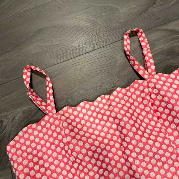 I HEART RONSON Pink & White Polka-Dot Dress sz 10 - Picture 3 of 7